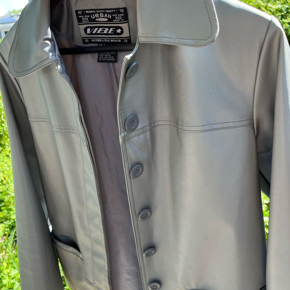 Urban Vibe authentic brand silver jacket